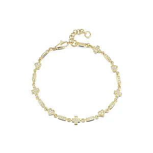Love Notes Qu'hier Que Demain Pavé Diamond Bracelet