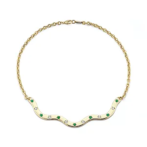 Anniversary Wave Necklace