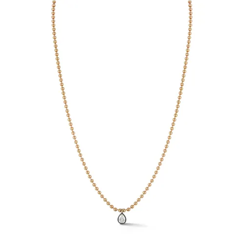 Connexion Diamond Pear Solitaire Necklace