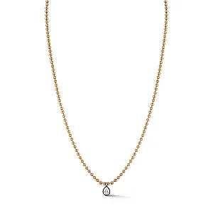 Connexion Diamond Pear Solitaire Necklace