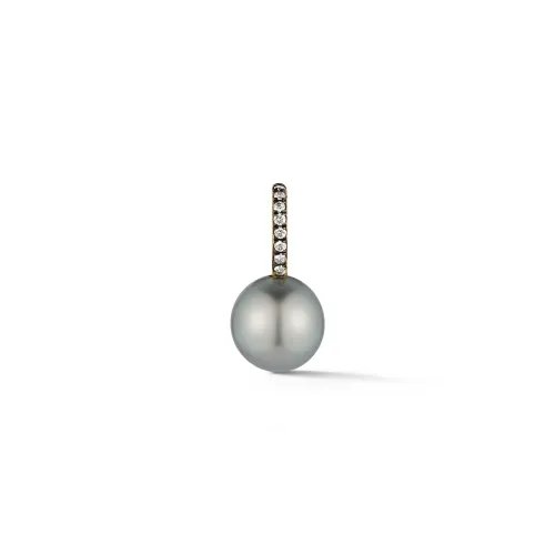 Prive Tahitian Pearl and Diamond Charm