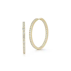 Prive Luxe Diamond Hoops
