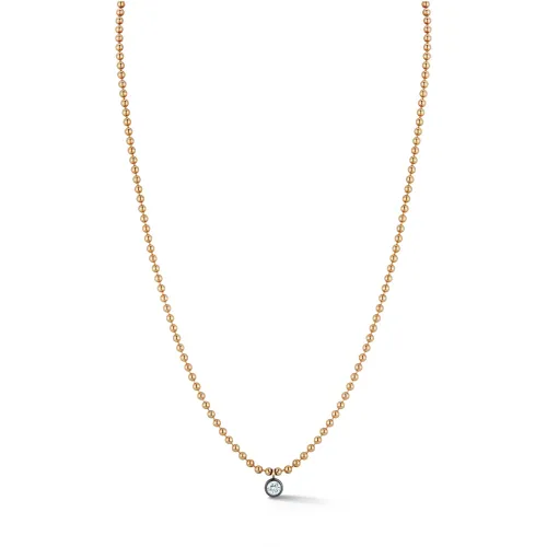 Connexion Round Diamond Solitaire Necklace