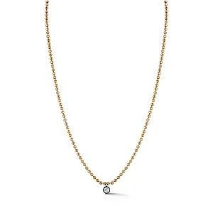 Connexion Round Diamond Solitaire Necklace
