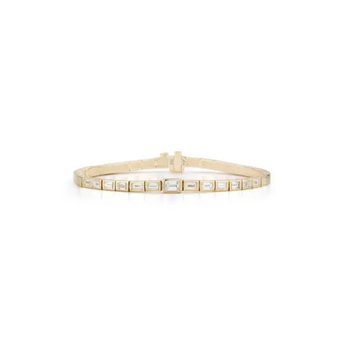 Prive Luxe Diamond Baguette Tennis Bracelet
